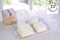 סט של 5 תבניות להכנת גבינה רכה
